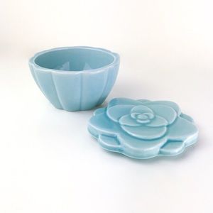 Ceramic succulent shaped trinket box